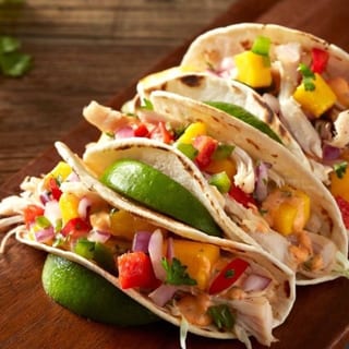 2 Tacos, Rice & Beans and a Drink